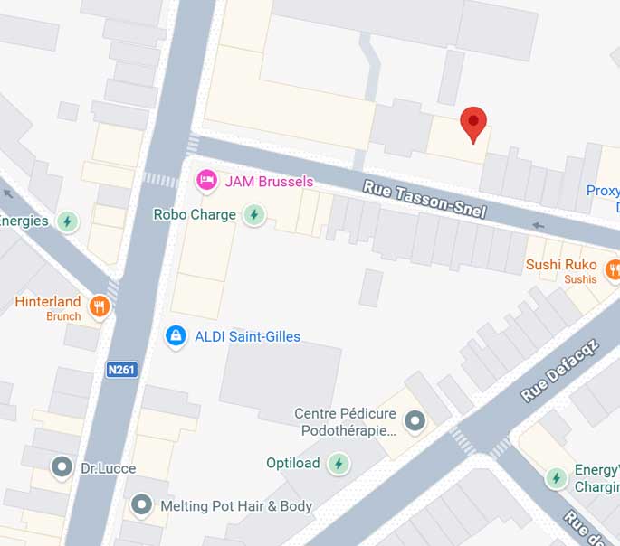 Emplacement 50A sur google maps